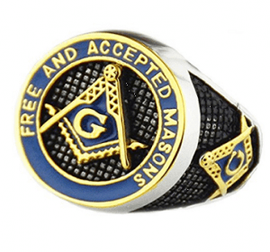 The Free and Accepted Masons ring (F&M) 