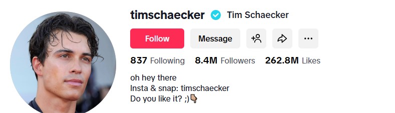 Tim Schaecker tiktok